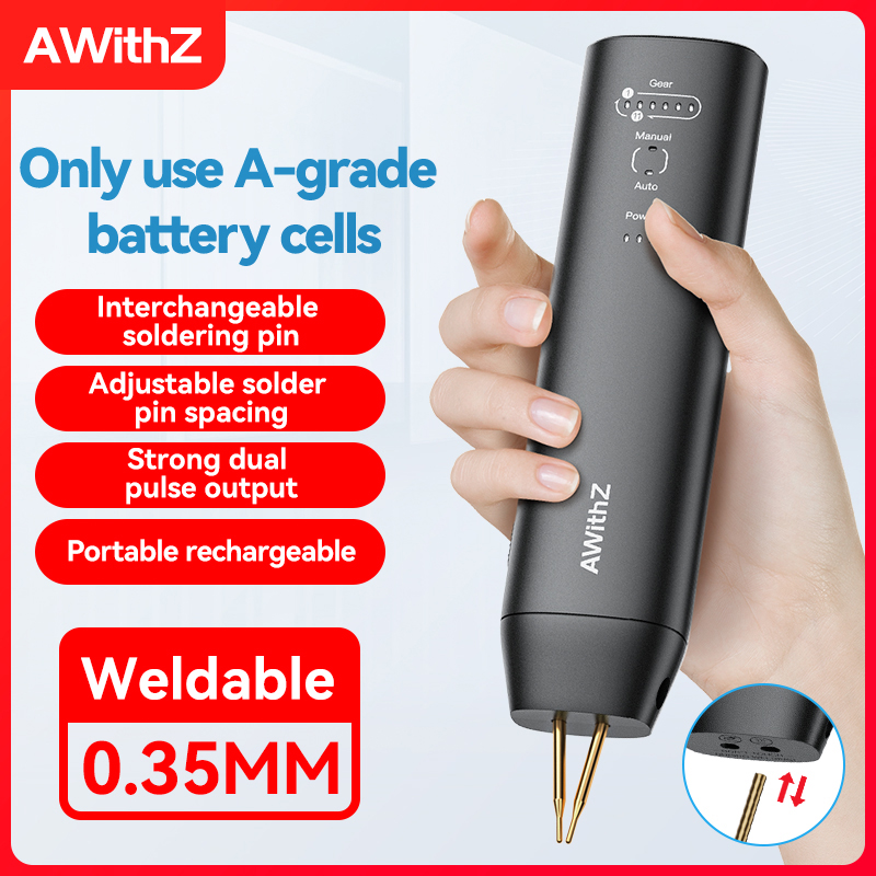 Spot Welder 18650 Battery Pack - Awithz-soldador por puntos de batería portátil,