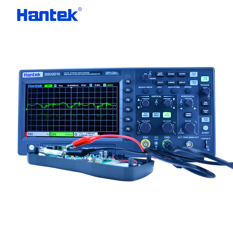 Digital Storage Oscilloscope 100Mhz - Osciloscopio Digital Portátil Hantek DSO2C10 2C15