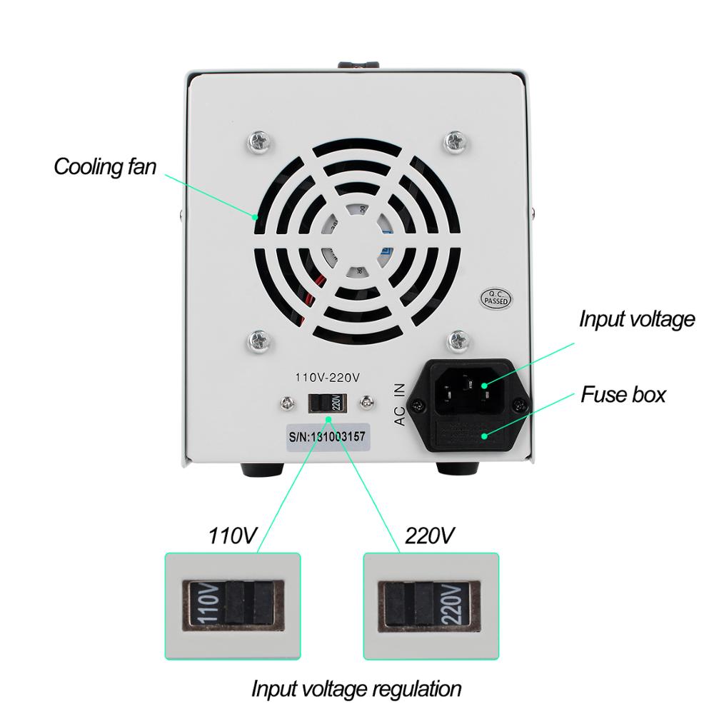 Fuente de alimentación CC line - Linear Lab Power Supply Adjustable reseña y precio