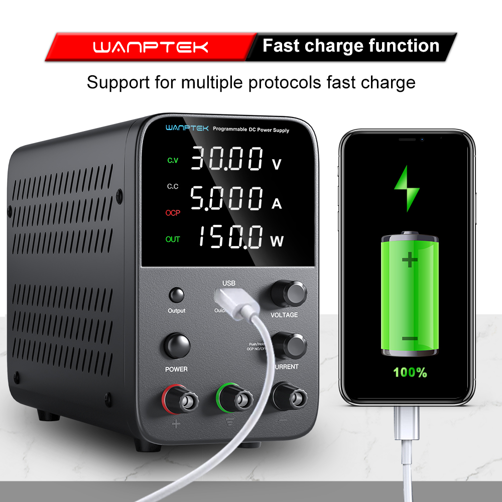 Fuente de Alimentación de Labo - Programmable Dc Power Supply 30V 10A reseña y precio