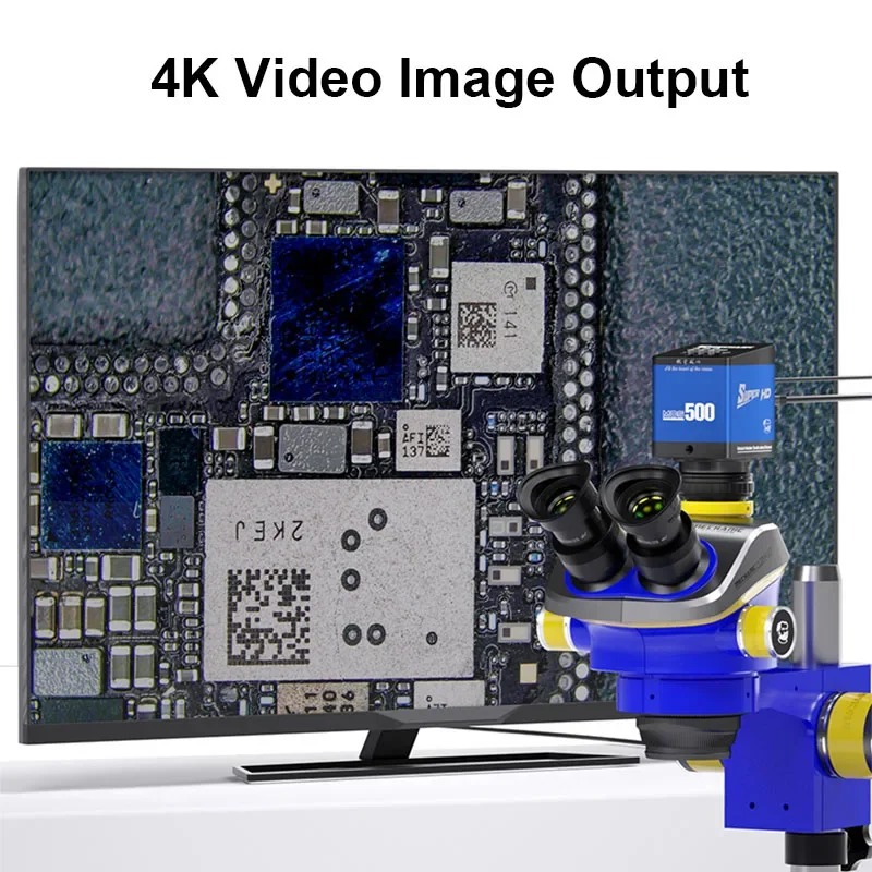 Cámara mecánica HD MOS 4K Pro/ - Stereo Trinocular Microscope Pcb reseña y precio
