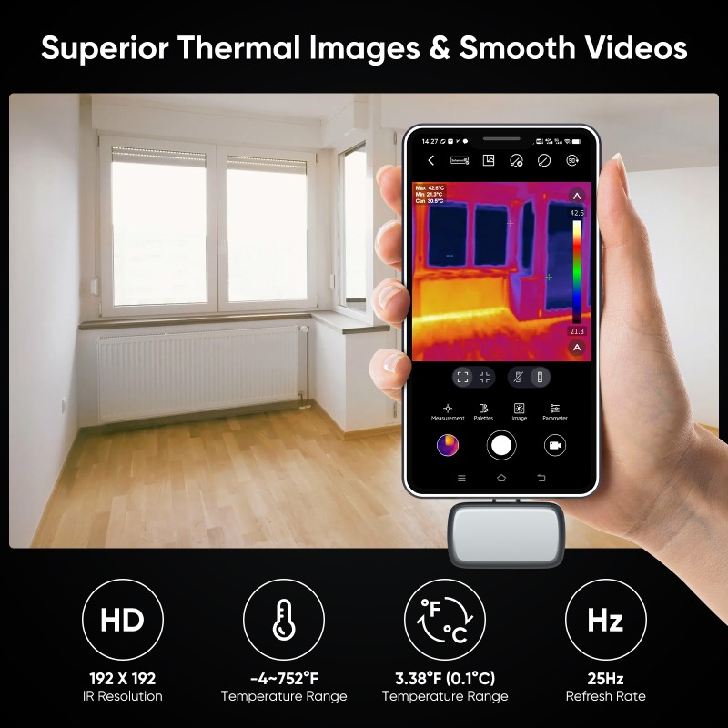 Cámara de imagen térmica GW192 - Thermal Imaging Camera Pcb Repair reseña y precio