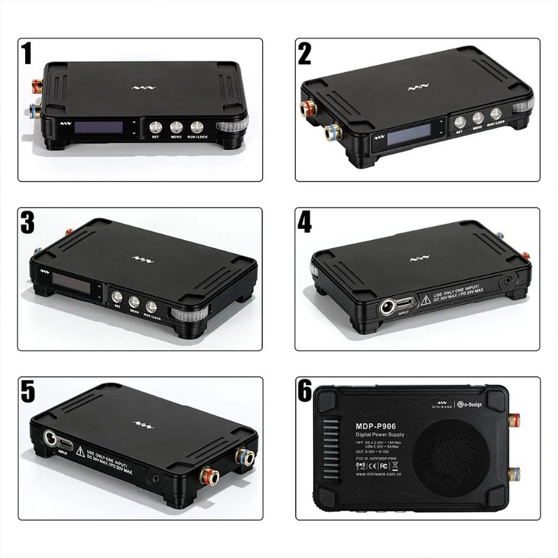 Miniware MDP-P906 fuente de al - Linear Lab Power Supply Adjustable reseña y precio