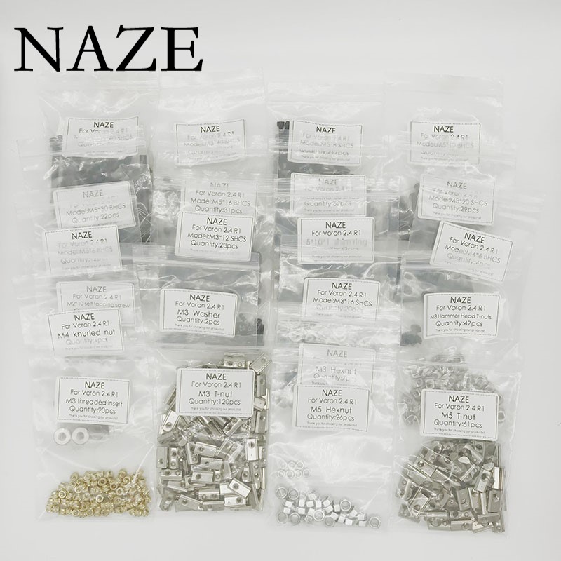 NAZE-Kit completo de tornillos - Voron 2.4 R2 Kit reseña y precio